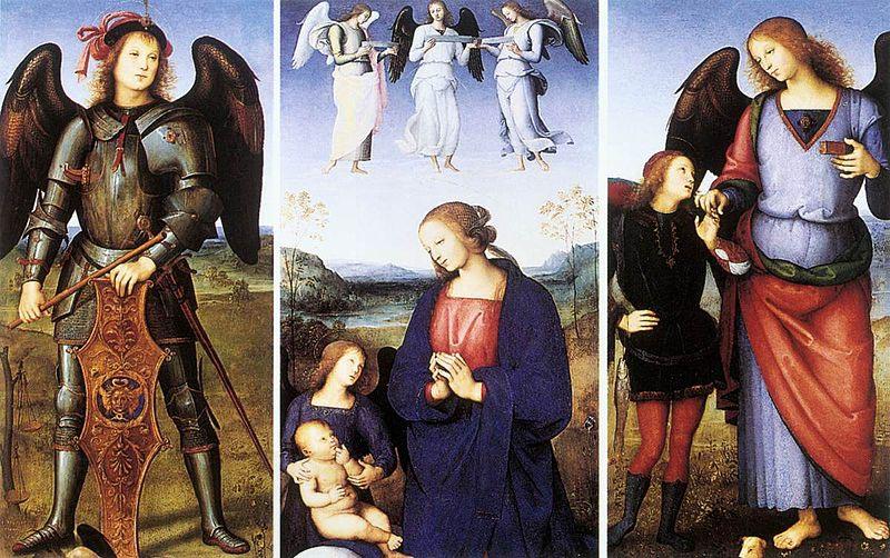 Pietro Perugino Polyptych of Certosa di Pavia China oil painting art